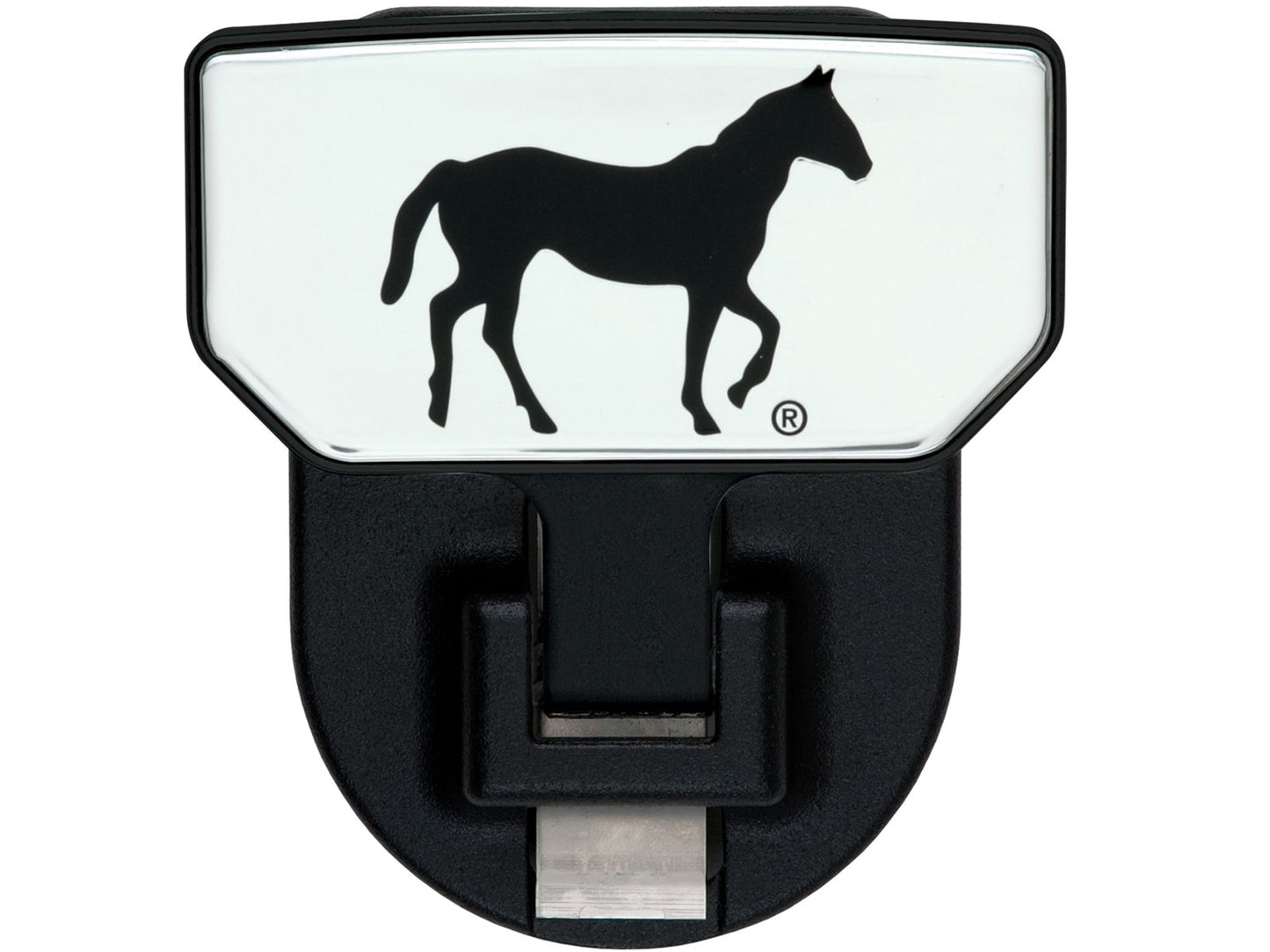 HD Universal Hitch Step; Fits 2 in. Receiver; Black; Horse; Single - 616 Auto Parts