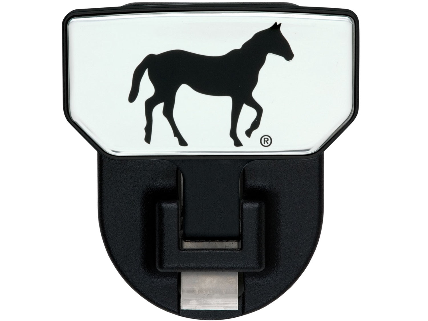 HD Universal Hitch Step; Fits 2 in. Receiver; Black; Horse; Single - 616 Auto Parts