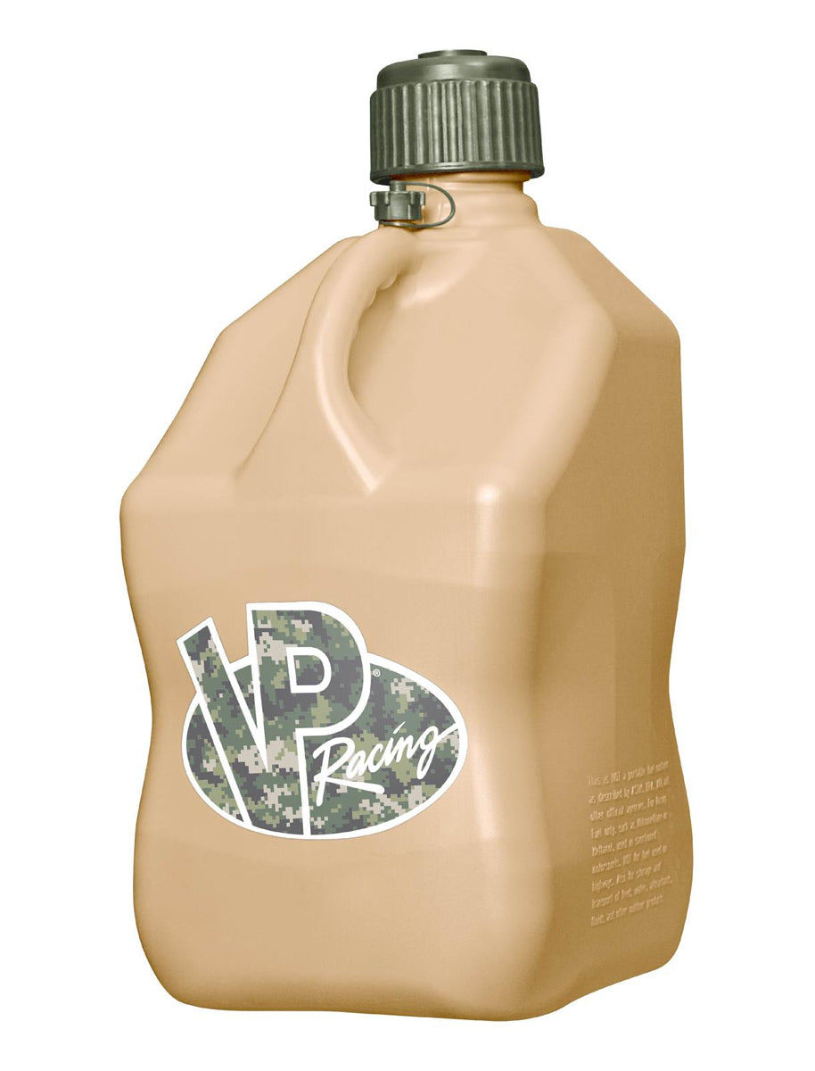 VP Racing Fuels Tactical Tan Square 5.5 Gallon Motorsport Container 4042-CA - 616 Auto Parts