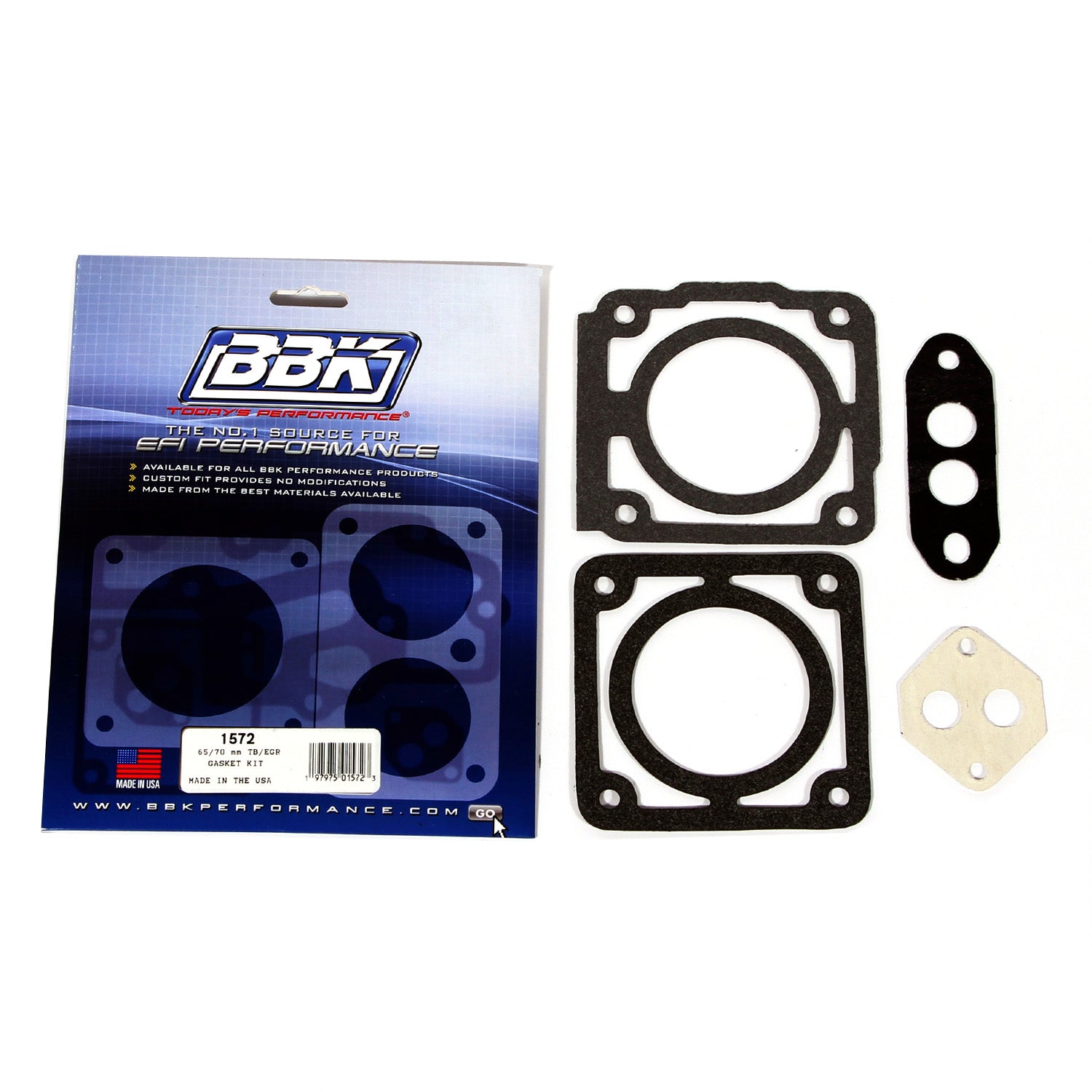 1986-1993 MUSTANG THROTTLE BODY GASKET KIT 65 or 70MM SIZE 1572 - 616 Auto Parts