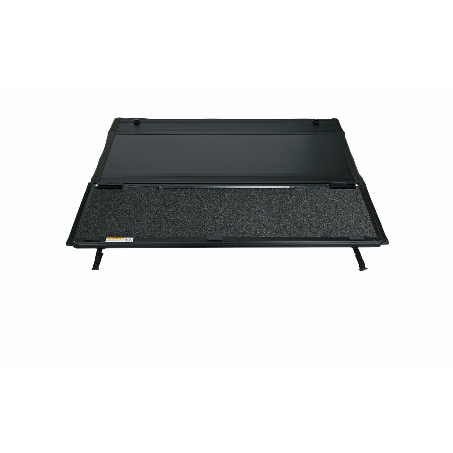 Hard Tri Fold Non-Lockable Black Aluminum With Carpeted Under Panels TFX5703 - 616 Auto Parts