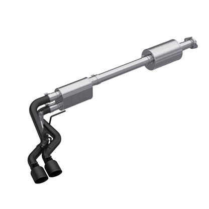 3in. Cat-Back. 2.5in. Dual Pre-Axle. BLK S5219BLK - 616 Auto Parts