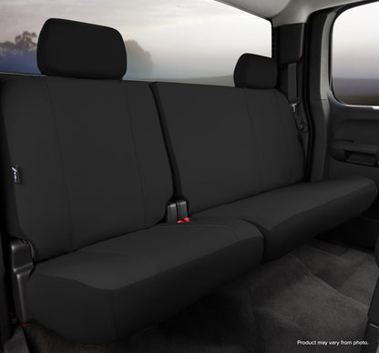 SP80 Series - Seat Protector Poly-Cotton Custom Fit Rear Seat Cover - Black - 616 Auto Parts