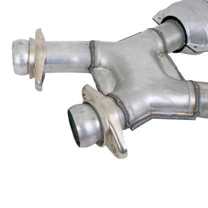 1979-1993 MUSTANG 5.0 SHORT MID X PIPE W/ CATS FOR BBK 1531/15310 HEADERS 1810 - 616 Auto Parts