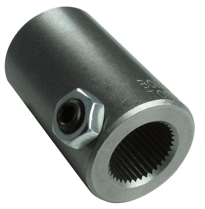 Steel steering coupler. Fits 3/4in.-30 Spline X 3/4in. Smooth bore. 313100 - 616 Auto Parts