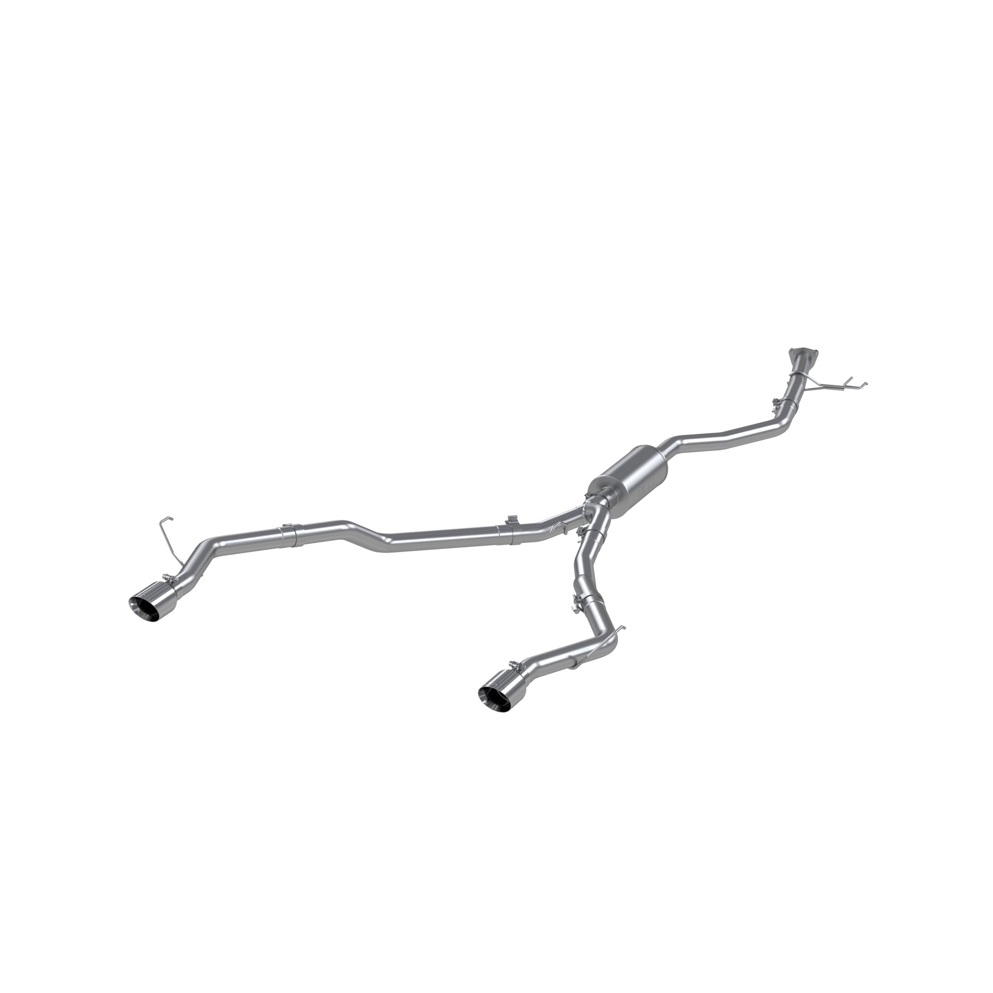 2.5in. Cat-Back. Dual Split Rear Exit. T304 Stainless Steel. S5901304 - 616 Auto Parts