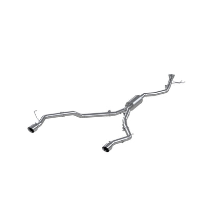 2.5in. Cat-Back. Dual Split Rear Exit. T304 Stainless Steel. S5901304 - 616 Auto Parts