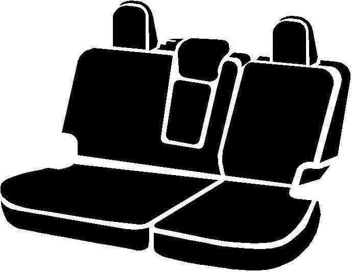 TR40 Series - Wrangler Saddleblanket Custom Fit Rear Seat Cover - Solid Black - 616 Auto Parts