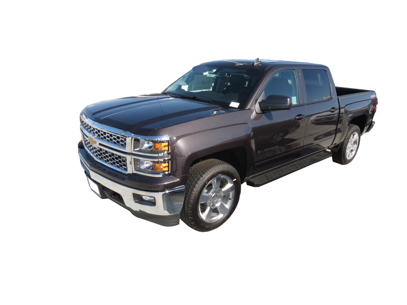 Powder Coated Black Steel Unlighted Rocker Panel Mount W/O Logo 300 Lb Cap RBW03B - 616 Auto Parts