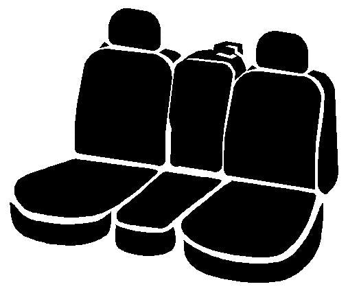 SP80 Series - Seat Protector Poly-Cotton Custom Fit Front Seat Cover - Gray - 616 Auto Parts