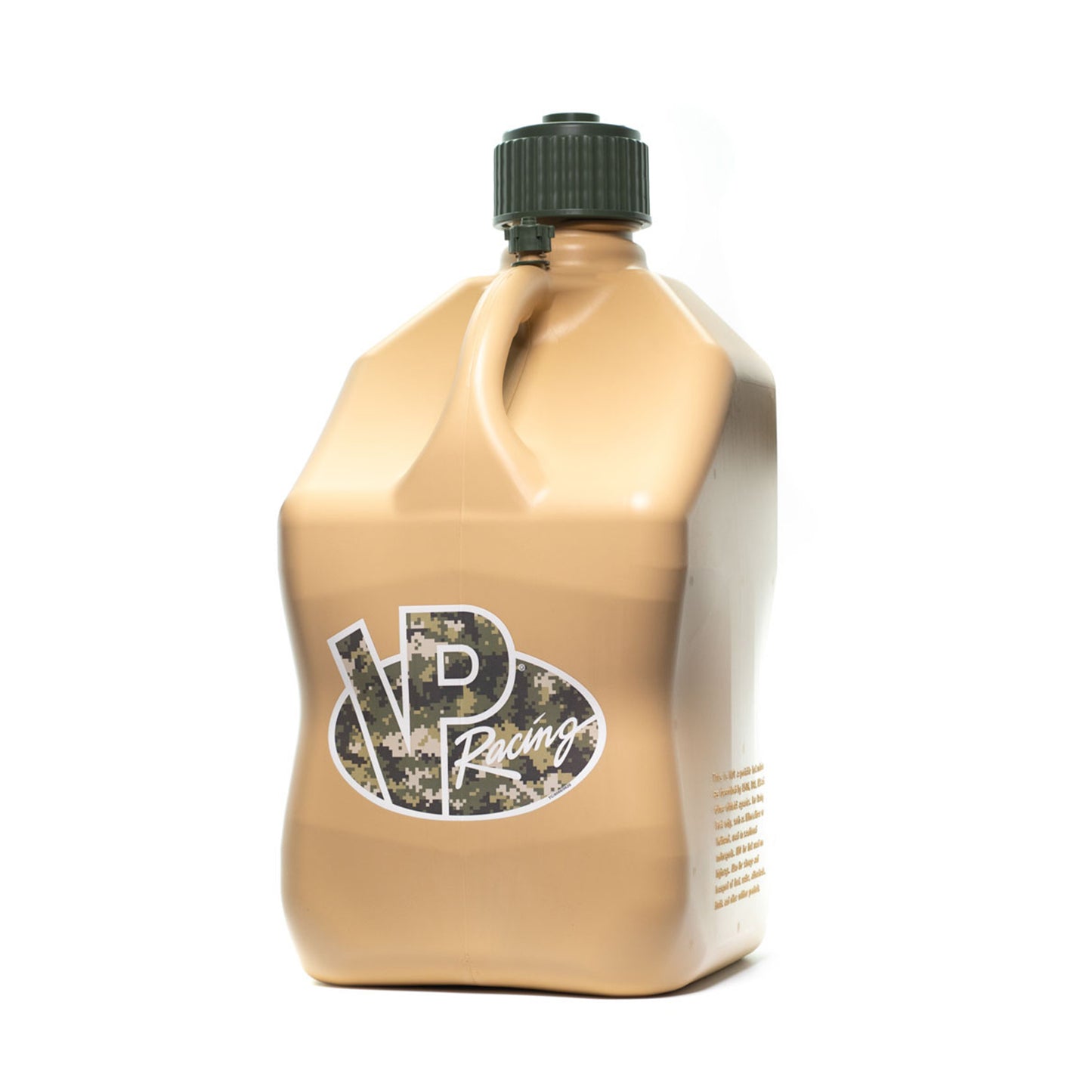 VP Racing Fuels Tactical Tan Square 5.5 Gallon Motorsport Container 4042-CA - 616 Auto Parts