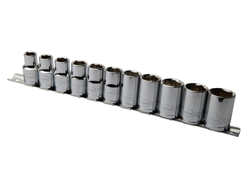 Eastwood 11pc - 1/2 Inch Drive MM Shallow Socket Set - 616 Auto Parts
