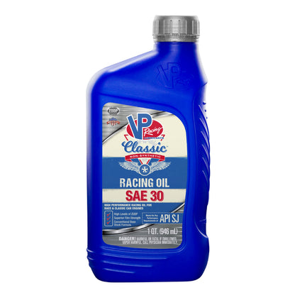 VP SAE 30 Classic Non Syn Racing Oil Qt 2681 - 616 Auto Parts