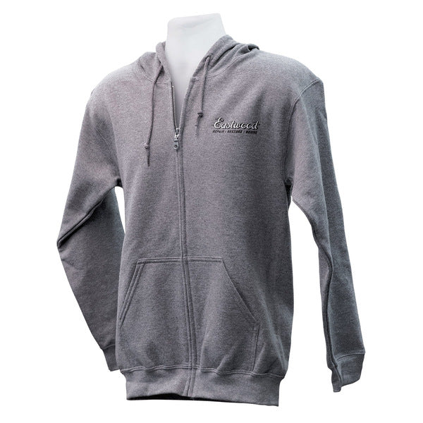 Eastwood Repair Restore Revive Zippered Light Gray Sweatshirt 3XL - 616 Auto Parts