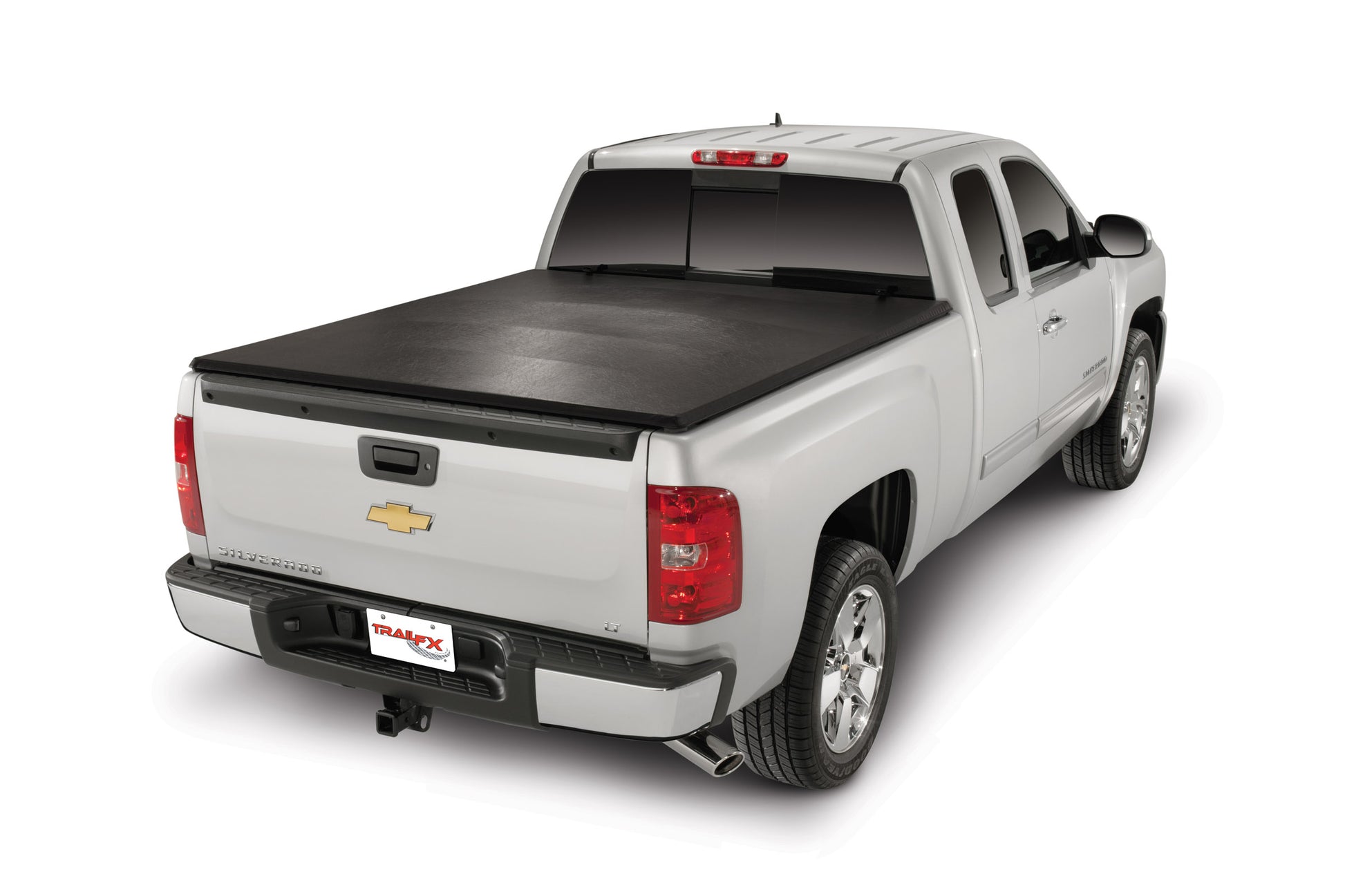 Soft Tri-Fold Non-Lockable Black Vinyl With Aluminum Rails TFX2004 - 616 Auto Parts