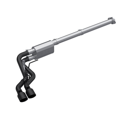 3in. Cat-Back. 2.5in. Dual Pre-Axle. BLK S5217BLK - 616 Auto Parts